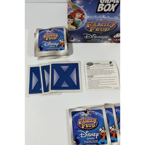 Disney Edition Family Feud Game Box Complete Cardinal Ages 8+ Players 2+ Fun - Picture 6 of 12